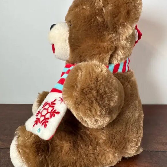 2016 Collectible Dan Dee Christmas Snowflake Teddy - Picture 2 of 5